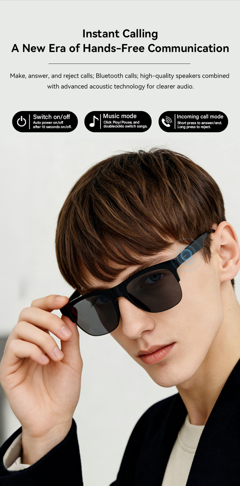 2026 New Remote Control Touch  - Smart Glasses Lens บทวิจารณ์และราคา