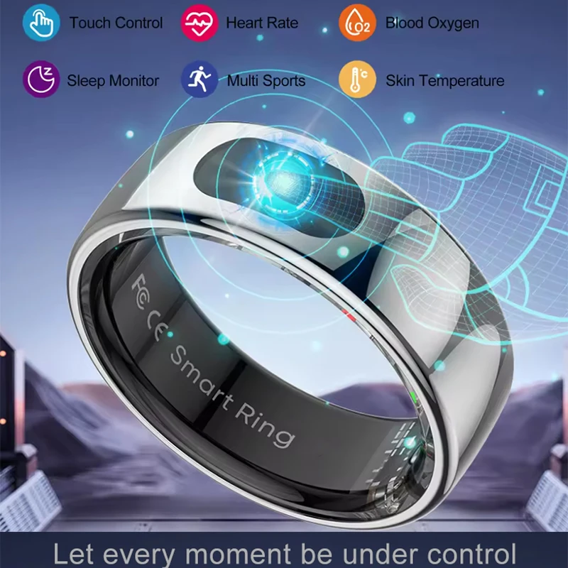 Smart Ring with Charging Case  - Temperature Ring Skin บทวิจารณ์และราคา