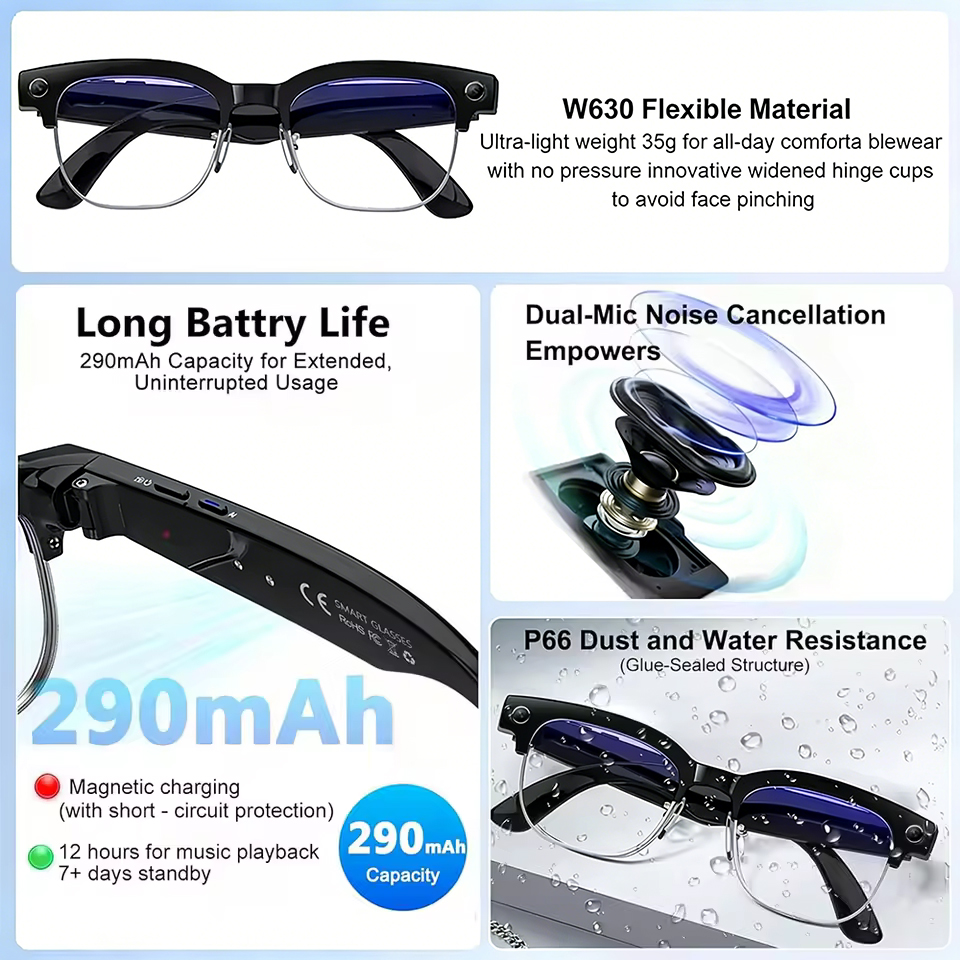 2026New 800W Pixel Camera Smar - Smart Glasses Lens บทวิจารณ์และราคา