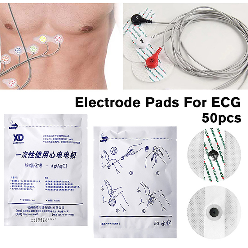 50PCS/Bag Electrode Patch Medi - Ecg Patch Monitor บทวิจารณ์และราคา