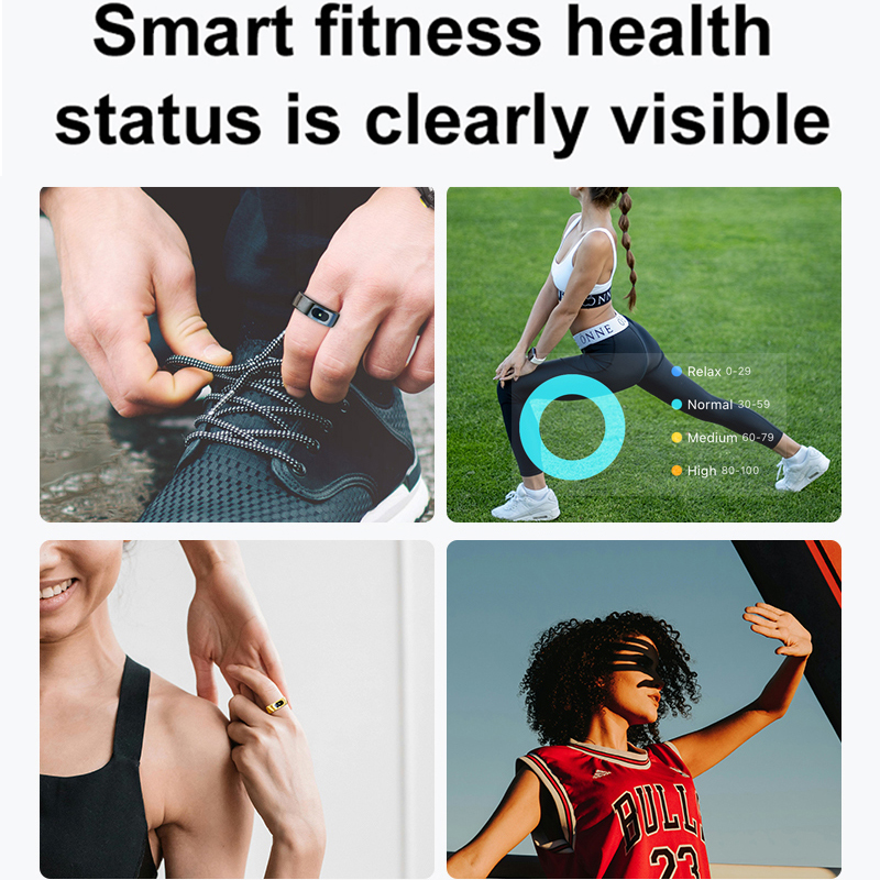Smart Ring Men Women with Char - Temperature Ring Skin บทวิจารณ์และราคา