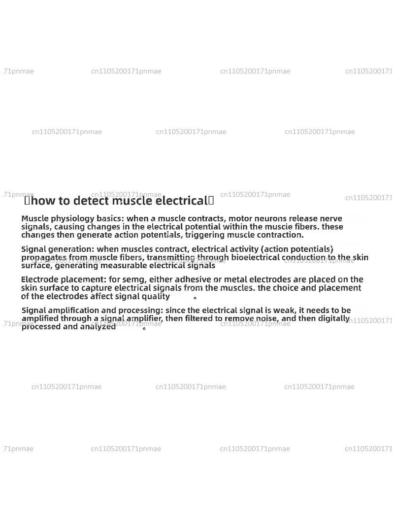 Dry Electrode SEMG Sensor EMG  - Muscle Sensor Emg บทวิจารณ์และราคา