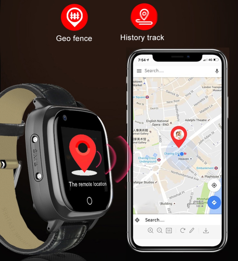 Elderly Smart Watch For Old Pe - Fall Detection Watch บทวิจารณ์และราคา