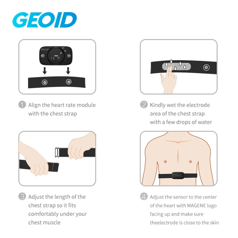 GEOID HS500 Heart Rate Monitor - Breath Rate Monitor บทวิจารณ์และราคา