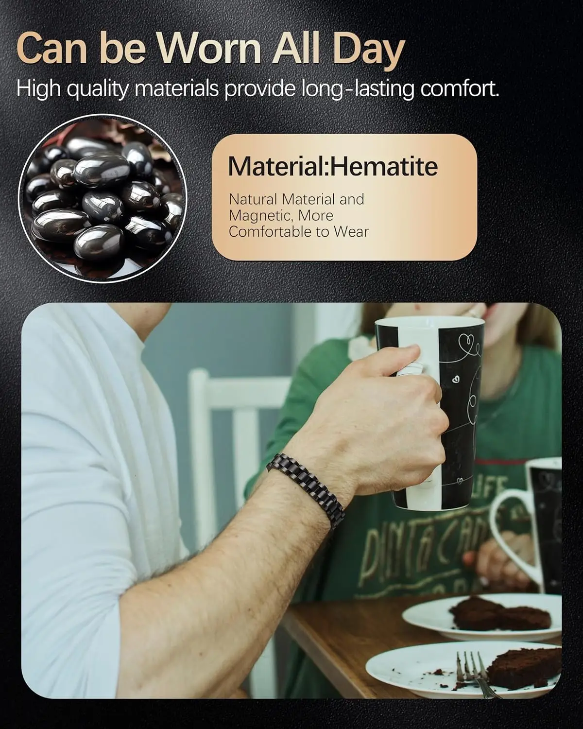 Titanium Steel Hematite Magnet - Meditation Headband Eeg บทวิจารณ์และราคา