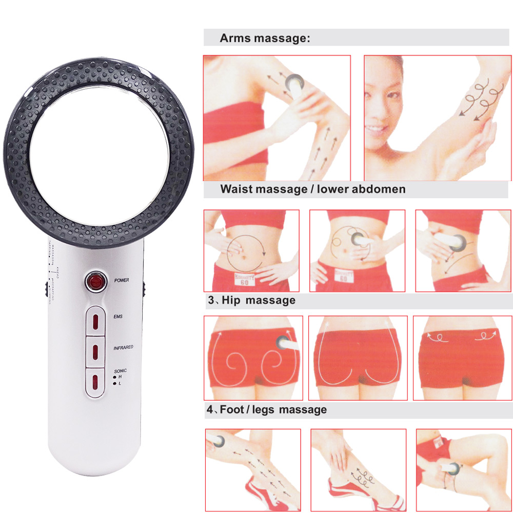 3 in 1 ems Ultrasound Cavitati - Galvanic Skin Sensor บทวิจารณ์และราคา