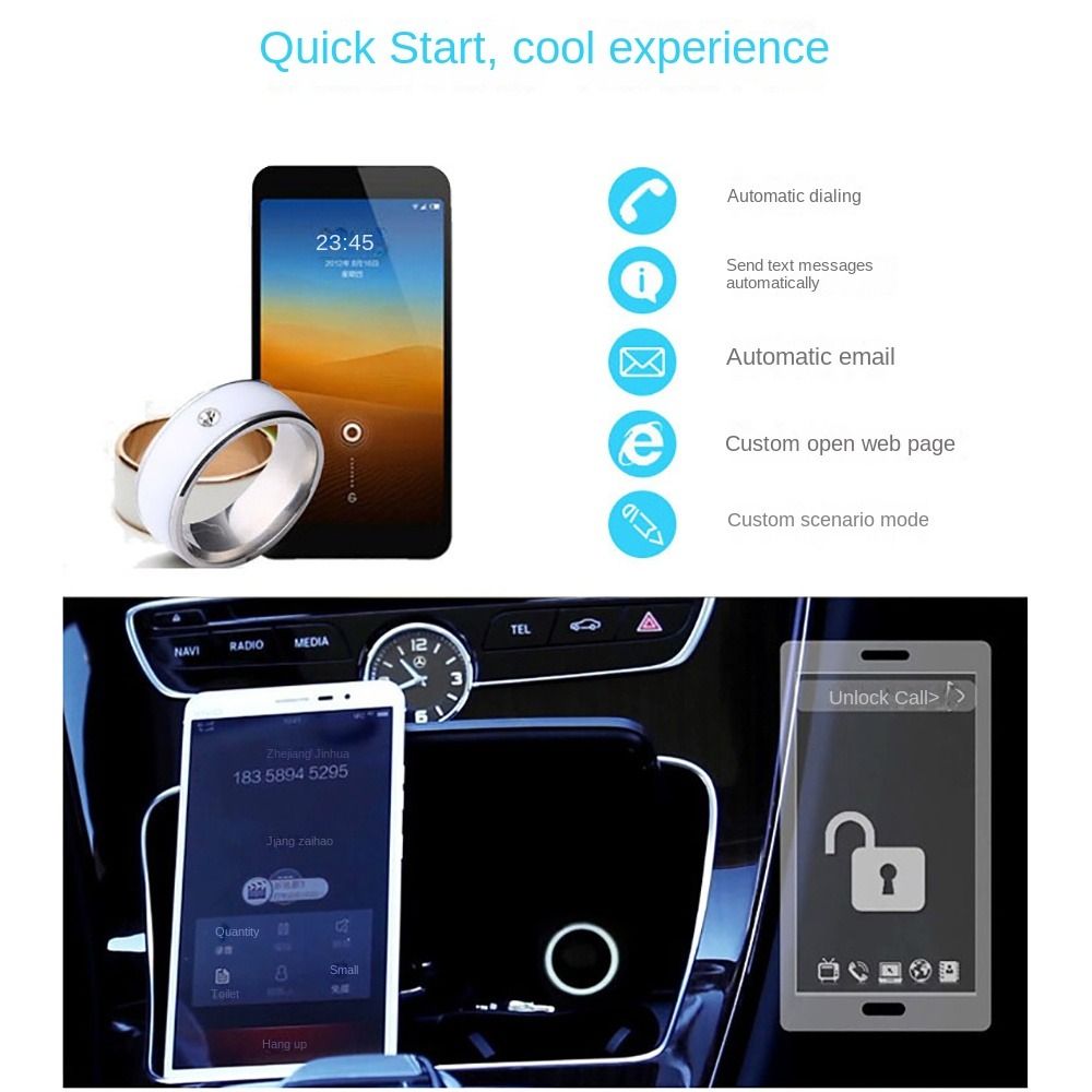 Stainless Steel NFC Smart Ring - Smart Ring Nfc Pay บทวิจารณ์และราคา