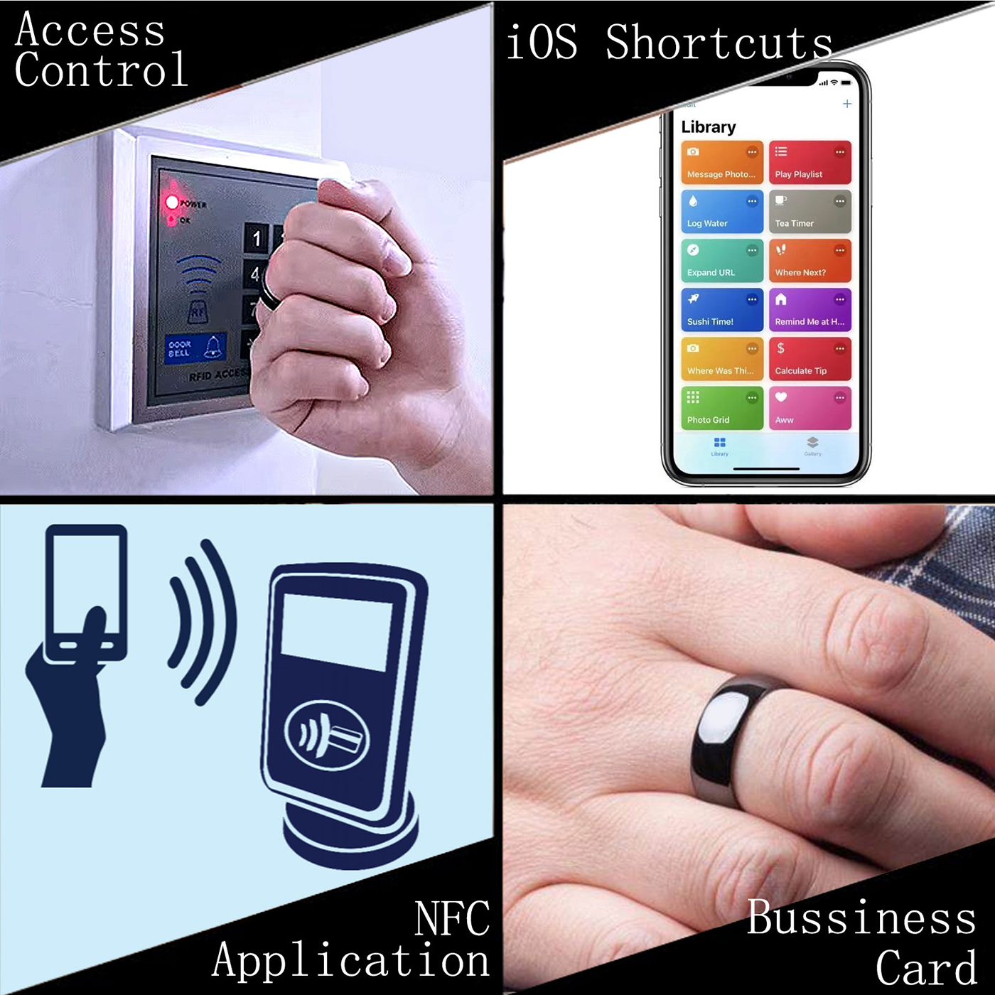 Ntag215 NFC Full Ceramic Smart - Smart Ring Nfc Pay บทวิจารณ์และราคา