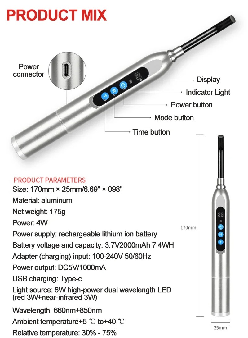 Red Light Therapy Device Canke - Galvanic Skin Sensor บทวิจารณ์และราคา