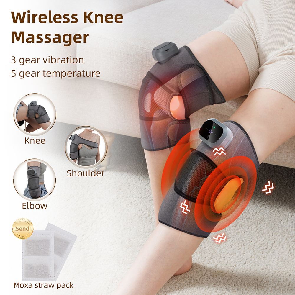3 in 1 Cordless Heating Vibrat - Smart Knee Wrap บทวิจารณ์และราคา