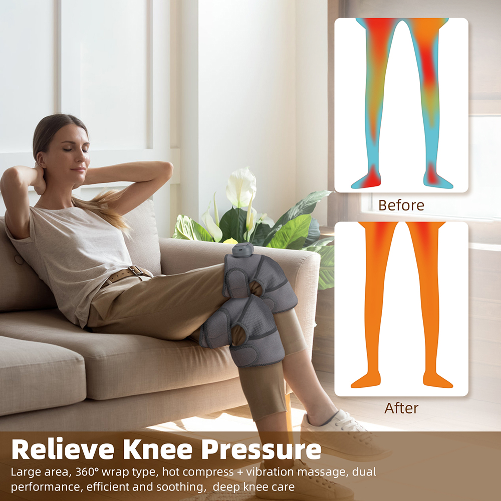 3 in 1 Cordless Heating Vibrat - Smart Knee Wrap บทวิจารณ์และราคา